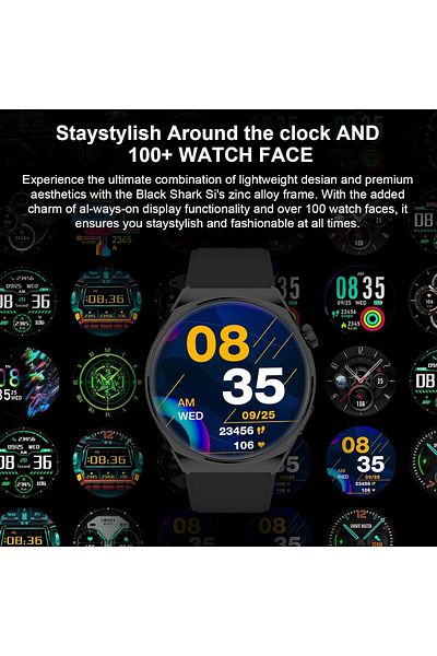Black Shark S1 Smart Watch 1.43'' AMOLED Screen (Silver)