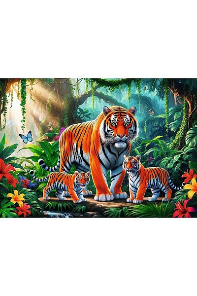 Trefl PUZZLE 200 THE HABITS OF THE TIGER