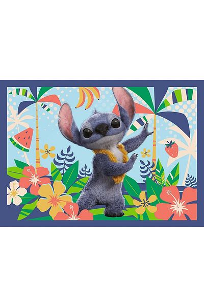 Trefl PUZZLE 4IN1 DISNEY LILO AND STITCH HAWAII VACATION