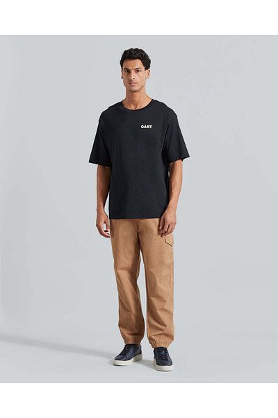 Gant تي شيرت بأكمام قصيرة وشعار خلفي