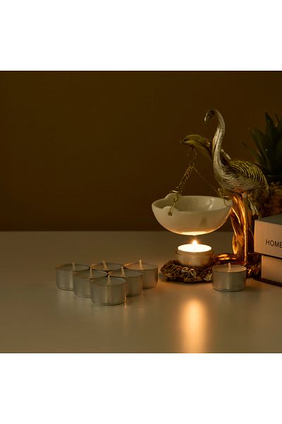 Lifestyle Unscented 50-Piece Tealight Candle Set