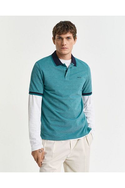 Gant 4-Color Oxford Piqué Polo Shirt