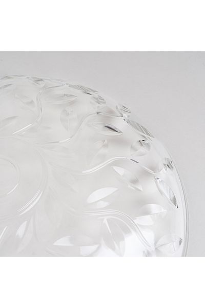 RCR glass Italian crystal decorative platter