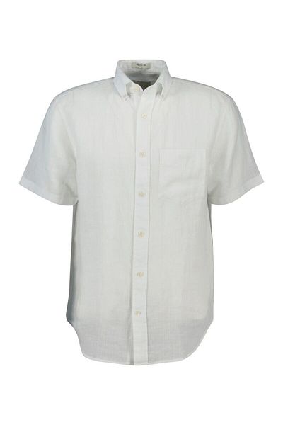 Gant Regular Fit Short Sleeve Linen Shirt