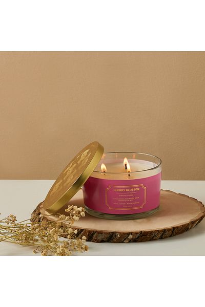 Scent.d London Scent.d Cherry Blossom Scented Jar Candle - 16 oz