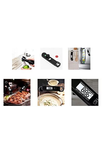 divendi-ro Digital Food Thermometer with Bottle Opener and Built-in Magnet