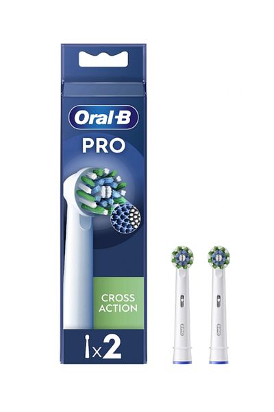 Oral-B Guri Încărcabile Cross Action Pro 2 Bucăți
