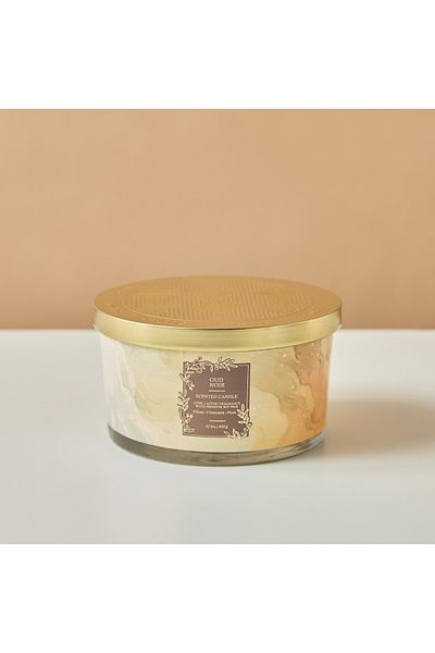 Scent.d London Scent.d Oud Noir Scented 3-Wick Jar Candle - 450 gms