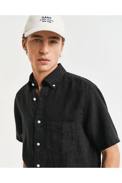 Gant REG GMNT DYED LINEN SS SHIRT