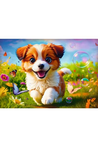 Trefl PUZZLE 500 THE HAPPY PUPPY