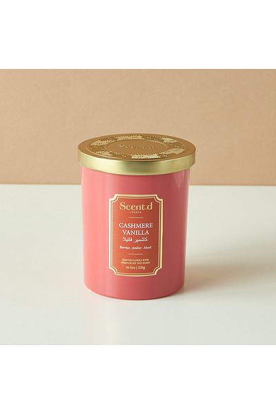 Scent.d London Scent.d Cashmere Vanilla 1-Wick Candle - 8 oz