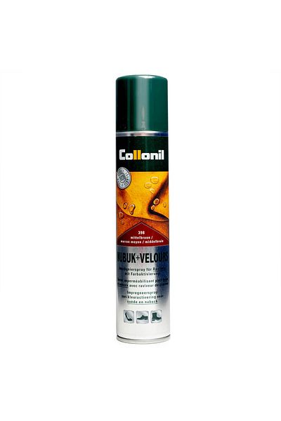 Collonil Nubuk + Velours suede impregnation and care spray, 200 ml, medium brown