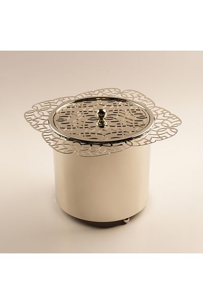 LA MESA metal food server large 26*26*20cm, gold