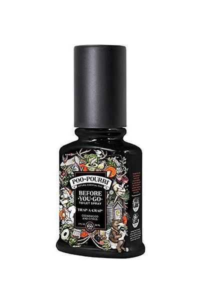 Poo-Pourri Trap-A-Crap Toilet Odor Neutralizer Spray Clear