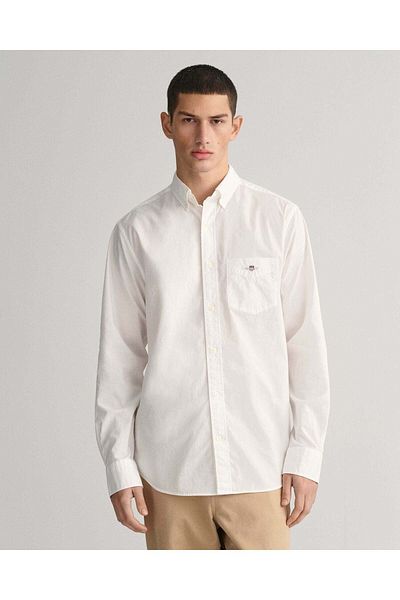 Gant قميص بوبلين بقصّة عادية
