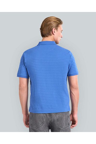 Gant Textured Striped Polo Shirt