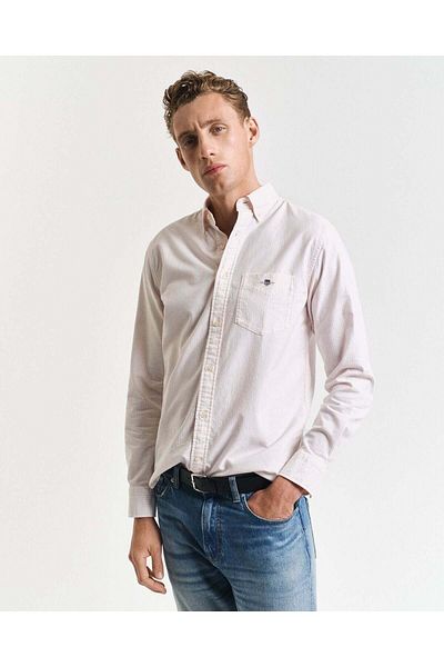 Gant Regular Fit Banker Stripe Classic Oxford Shirt
