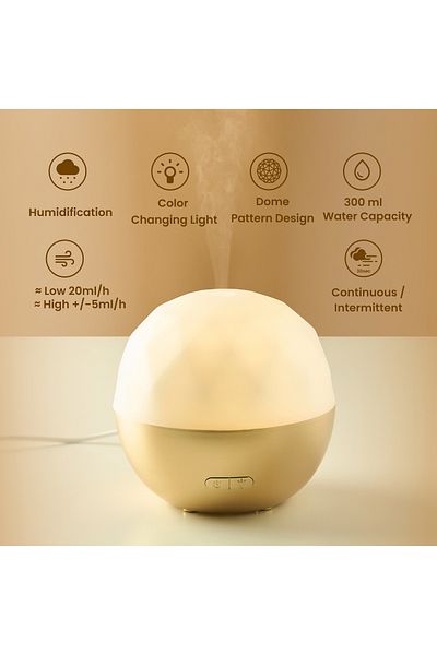 Lifestyle Dual Tone Dome Electric Aroma Diffuser - 300 ml