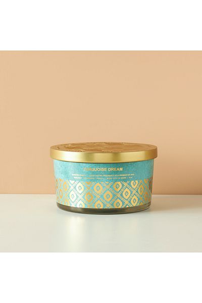 LPDP Scent.d Turquoise Dream 3-Wick Jar Candle - 16 oz