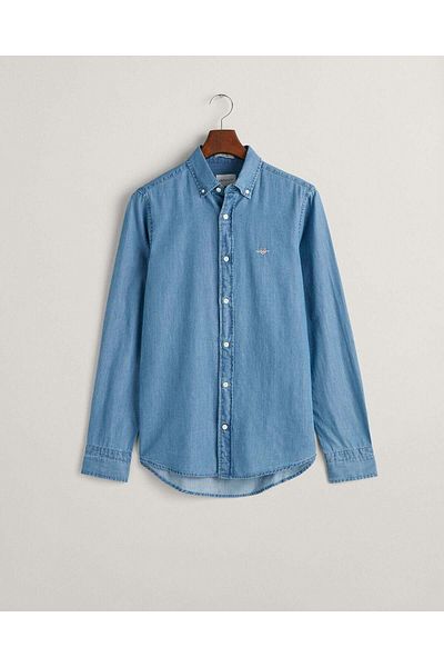 Gant Slim Fit Indigo Shirt