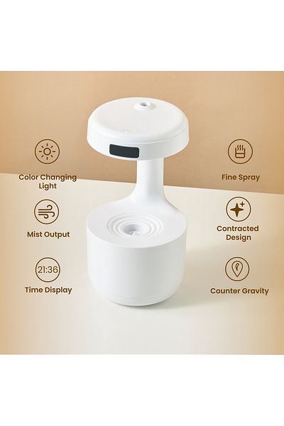 Lifestyle Anti-Gravity Waterdrop Humidifier - 600 ml