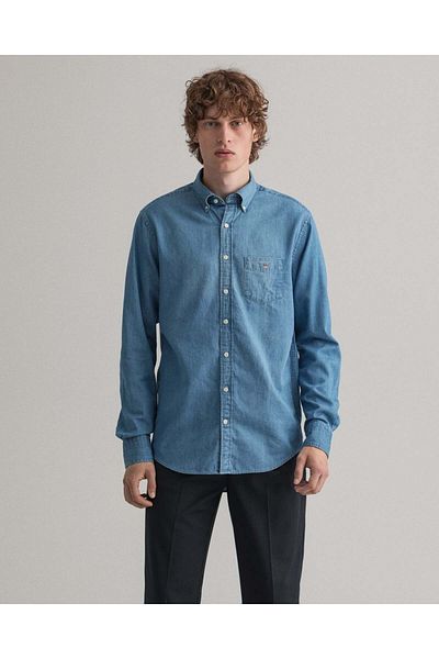Gant Regular Fit Indigo Shirt