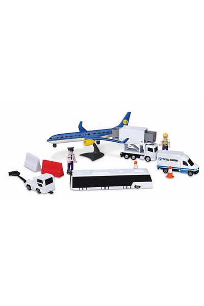 Maisto BLUE PLANE AIRPORT SET