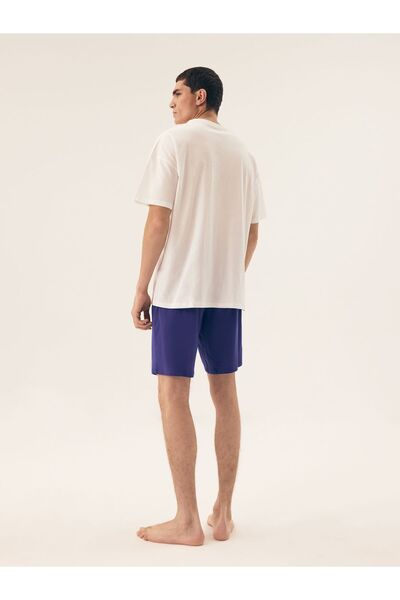 Henderson Oversize men's summer pajamas & Casual pattern & Beach style & Shirt & Shorts | Santorini