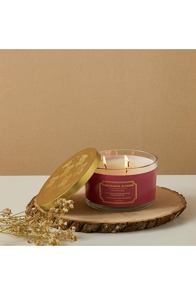 LPDP Scent.d Pomegranate Blossom 3-Wick Candle - 32 h