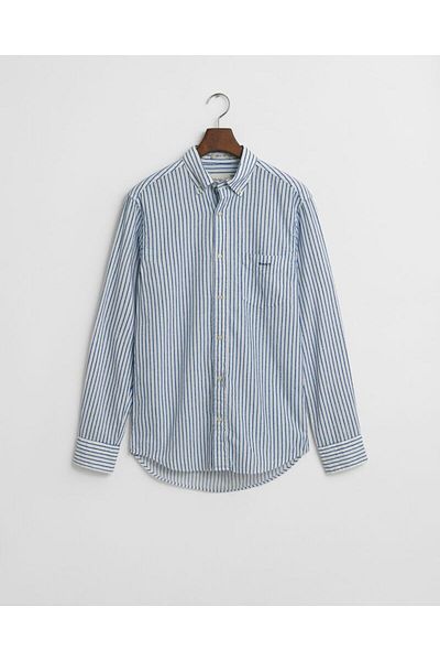 Gant Regular Fit Textured Stripe Shirt