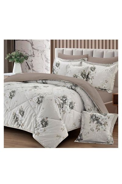 smart home Double-sided duvet set, 8-piece duvet, size 240x260 cm, filling (350 g/m²), microfiber