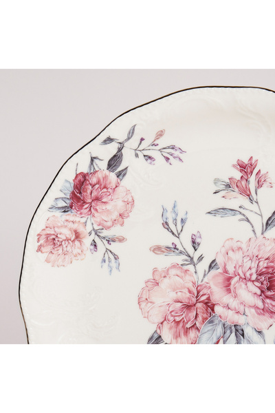 LA MESA multicolor porcelain 18 pc dinner set