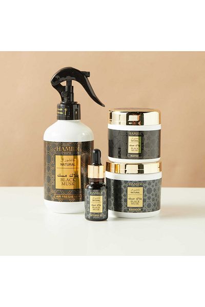 Hamidi Black Musk 4-Piece Fragrance Gift Set