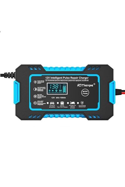 divendi-ro Încărcător auto inteligent 12V 6A Max 2-100Ah, Auto/Moto, Încărcare rapidă