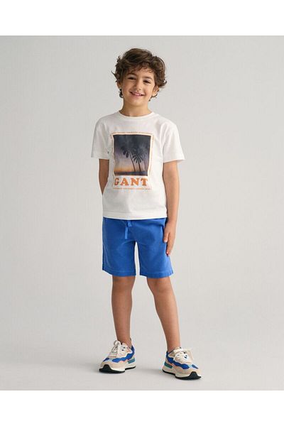 Gant تي شيرت منتجع الأطفال