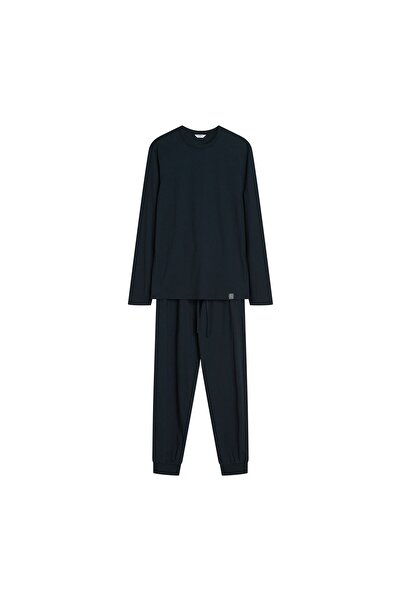 Henderson Men's Classic Pajama Set Loungewear 100% Cotton Long Sleeve & Joggers | Mike