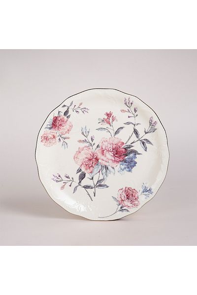 LA MESA multicolor porcelain 18 pc dinner set