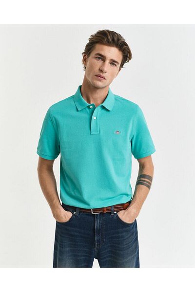 Gant Regular Fit Shield Piqué Polo Shirt