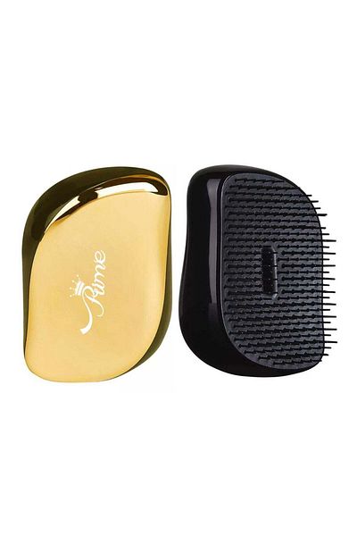 Prime Portable Pocket Comb Thick and Curly Detangling Hair Brush