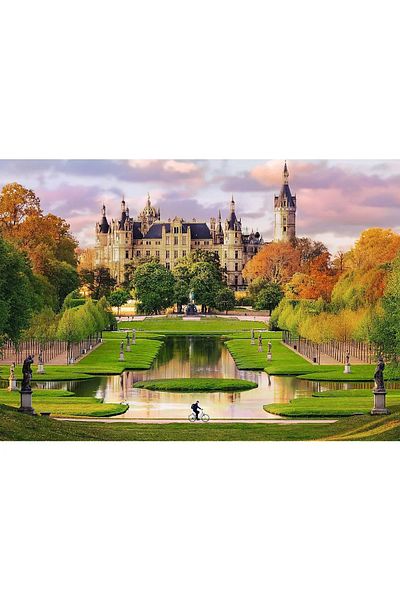 Trefl PUZZLE 1000 PREMIUM PLUS PHOTO ODYSSEY SCHWERIN CASTLE GERMANY