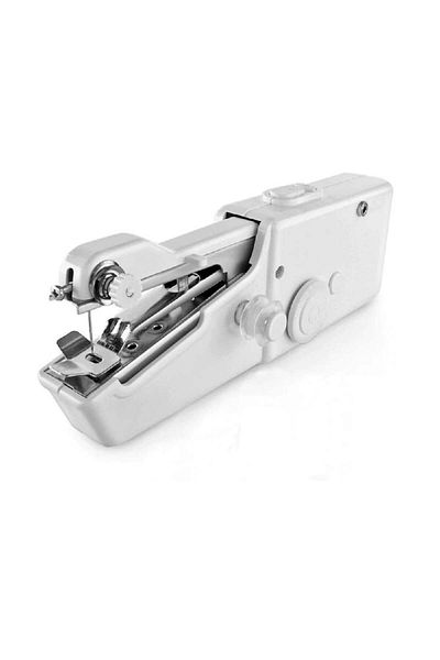 divendi-ro Set mini cordless sewing machine, with multiple accessories and battery powered, white