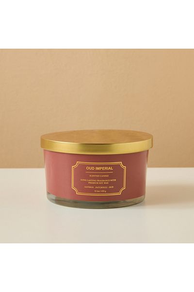 Scent.d London Scent.d Oud Imperial 3-Wick Candle - 32 h