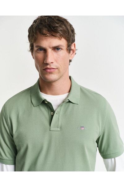 Gant Regular Fit Shield Piqué Polo Shirt