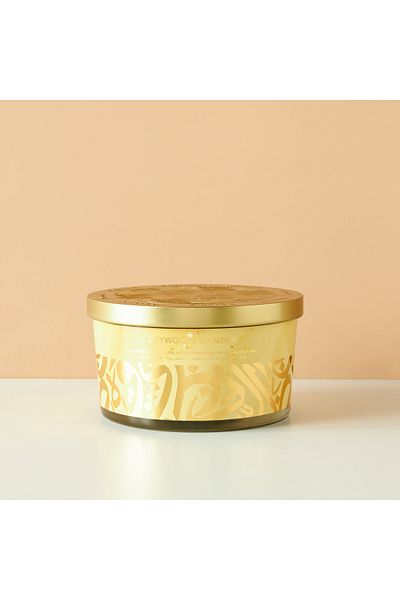LPDP Scent.d Drywoods & Amber 3-Wick Jar Candle - 16 oz