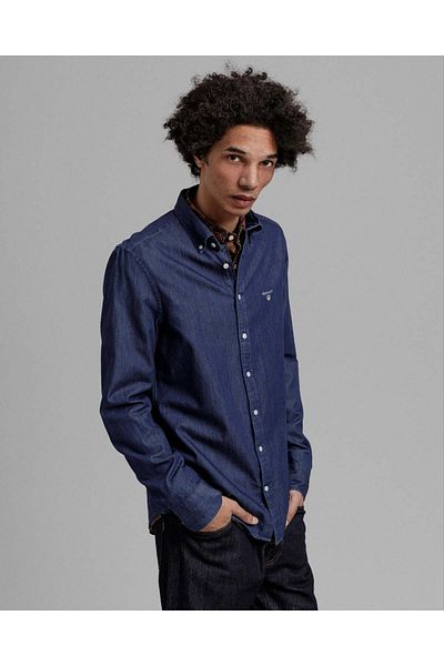 Gant Slim Fit Indigo Shirt