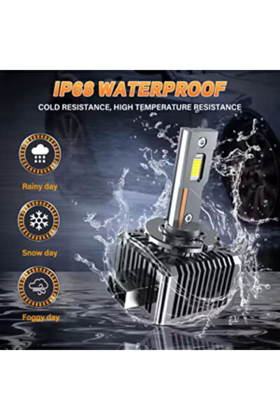 Universala Set 2 bucati de Becuri LED Auto Premium X-Viewlight Canbus D1S/D1R 6000K 30000LM 110W