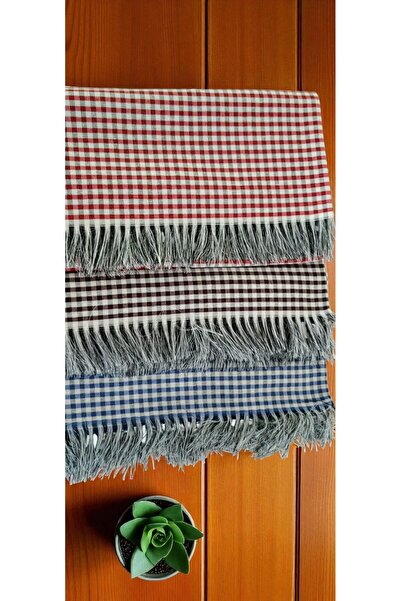DNRYSL Stylish Tassel, Plaid Picnic Mat, Table Cloth, Camping, Outdoor Pleasure, Easy to Clean 170X180 Cm.