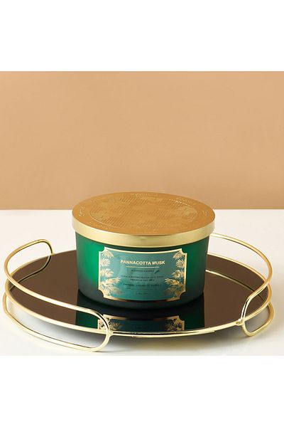 Scent.d London Scent.d London Pannacotta Musk Scented 3-Wick Jar Candle - 450 gms
