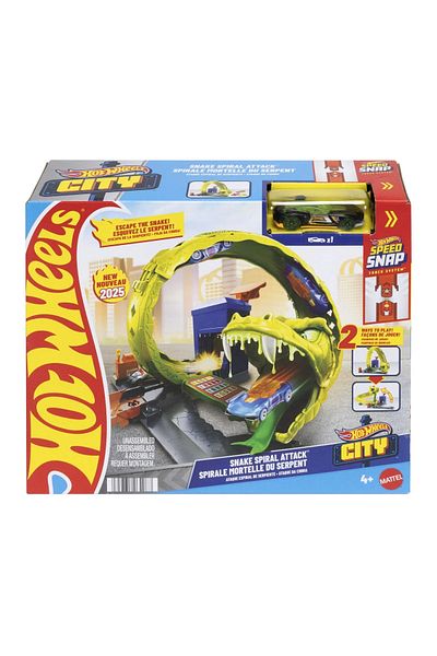 HOT WHEELS CITY PISTA THE SPIRAL ATTACK OF THE SNAKE