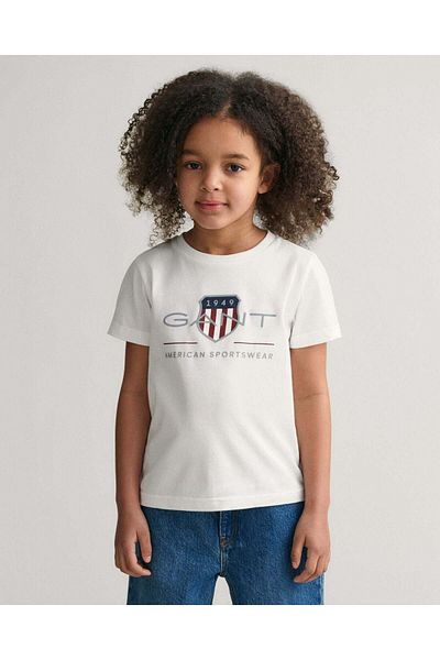 Gant تي شيرت درع أرشيف الأطفال